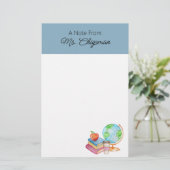 Hinweise für Schullehrer Briefpapier (Stehend Vorderseite)