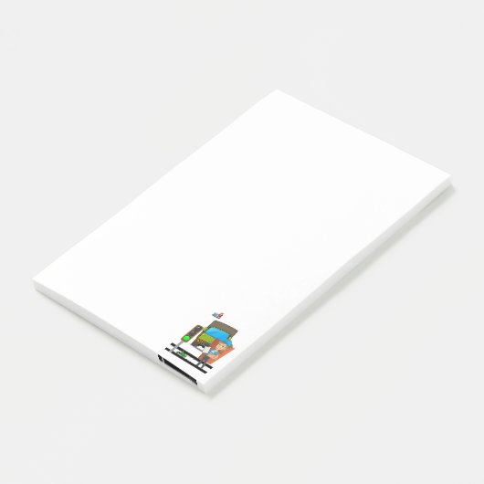 Hinweise Lkw-Fahrer für Frauen Post-it Klebezettel (angewinkelt)