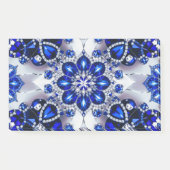 Hinweise mit blauen weißen Farben Post-it Klebezettel (Vorderseite)