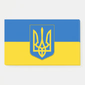 Hinweise mit der Flagge der Ukraine Post-it Klebezettel (Vorderseite)