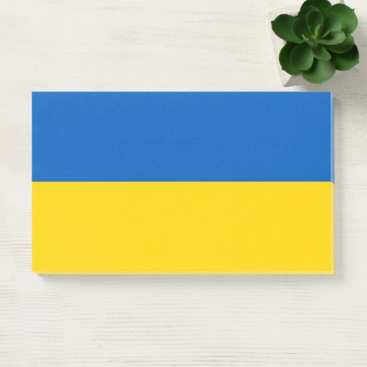 Hinweise mit der Flagge der Ukraine Post-it Klebezettel (Büro)
