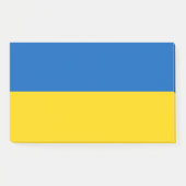Hinweise mit der Flagge der Ukraine Post-it Klebezettel (Vorderseite)