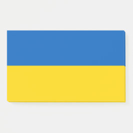Hinweise mit der Flagge der Ukraine Post-it Klebezettel