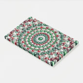 Hinweise mit italienischen Farben Post-it Klebezettel (angewinkelt)