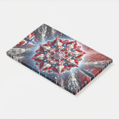 Hinweise mit norwegischen Farben Post-it Klebezettel (angewinkelt)