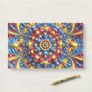 Hinweise mit rumänischen Farben Post-it Klebezettel