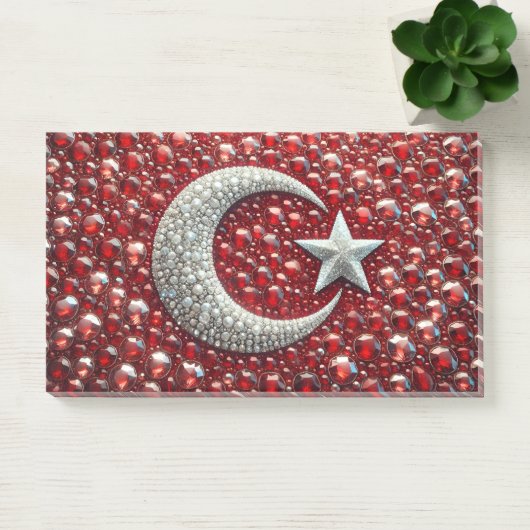 Hinweise mit türkischen Farben Post-it Klebezettel (Büro)