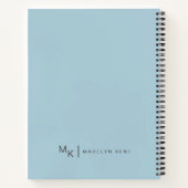 Hinweise & Muskeln Modernes Script Personalisiert  Notizblock (Rückseite)