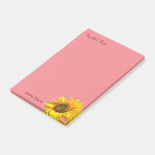 Hinweise Umsichtige Hinweise Sonnenblumen Post-it Klebezettel (angewinkelt)