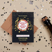 Hinweise und Clef Birthday Einladung