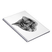 Hinweise unter den beobachteten Augen Notizblock (Rechte Seite)