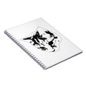 Hinweise unter den beobachteten Augen Notizblock (Rechte Seite)