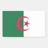 Hinweise unter der Flagge Algeriens Post-it Klebezettel (Vorderseite)