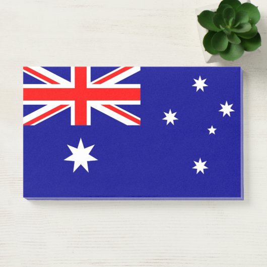 Hinweise unter der Flagge Australiens Post-it Klebezettel (Büro)