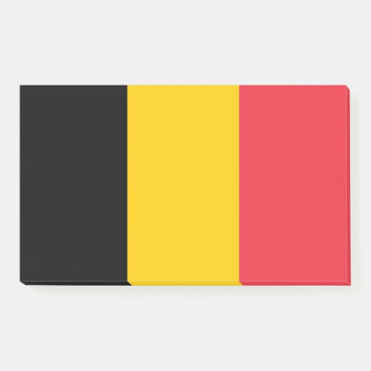Hinweise unter der Flagge Belgiens Post-it Klebezettel (Vorderseite)