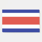 Hinweise unter der Flagge Costa Ricas Post-it Klebezettel (Vorderseite)