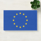 Hinweise unter der Flagge der Europäischen Gewerks Post-it Klebezettel (Büro)