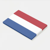Hinweise unter der Flagge der Niederlande Post-it Klebezettel (angewinkelt)