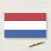 Hinweise unter der Flagge der Niederlande Post-it Klebezettel (Auf Schreibtisch)