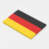 Hinweise unter der Flagge Deutschlands Post-it Klebezettel (angewinkelt)