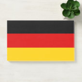 Hinweise unter der Flagge Deutschlands Post-it Klebezettel (Büro)