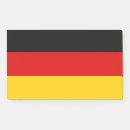 Hinweise unter der Flagge Deutschlands Post-it Klebezettel
