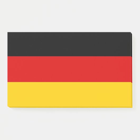 Hinweise unter der Flagge Deutschlands Post-it Klebezettel (Vorderseite)
