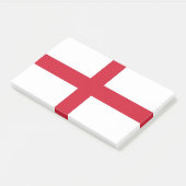 Hinweise unter der Flagge Englands, Vereinigtes Kö Post-it Klebezettel (angewinkelt)