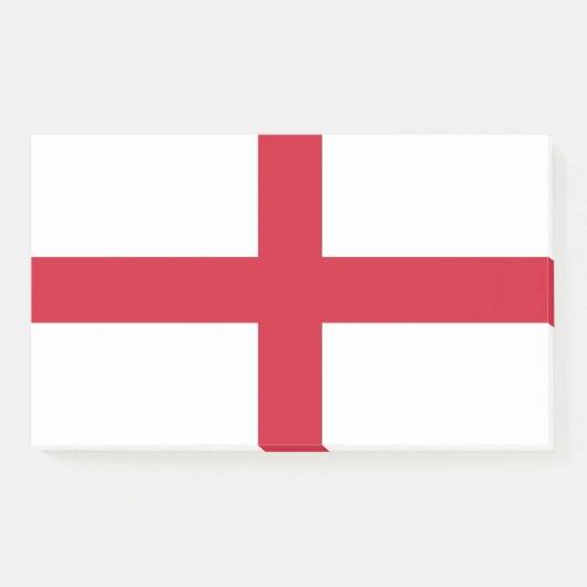 Hinweise unter der Flagge Englands, Vereinigtes Kö Post-it Klebezettel (Vorderseite)