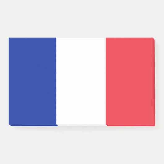 Hinweise unter der Flagge Frankreichs Post-it Klebezettel (Vorderseite)