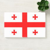 Hinweise unter der Flagge Georgiens Post-it Klebezettel (Büro)