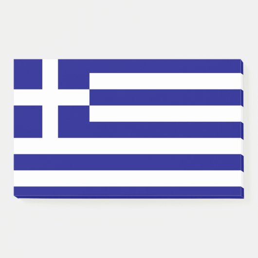 Hinweise unter der Flagge Griechenlands Post-it Klebezettel (Vorderseite)
