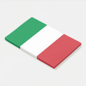 Hinweise unter der Flagge Italiens Post-it Klebezettel (angewinkelt)