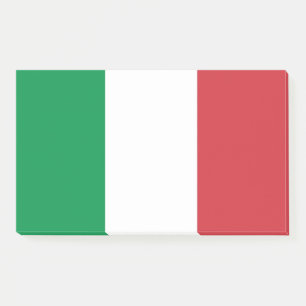 Hinweise unter der Flagge Italiens Post-it Klebezettel