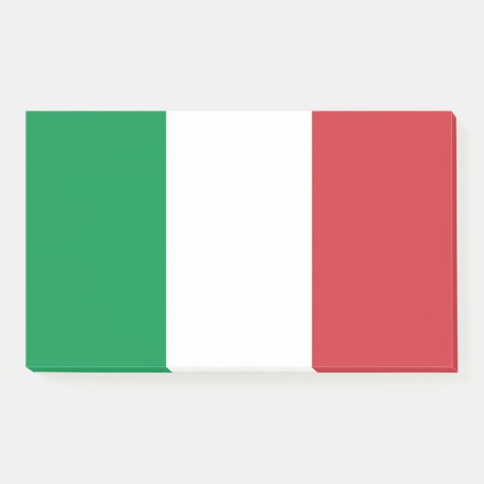 Hinweise unter der Flagge Italiens Post-it Klebezettel (Vorderseite)