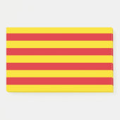 Hinweise unter der Flagge Kataloniens Post-it Klebezettel (Vorderseite)