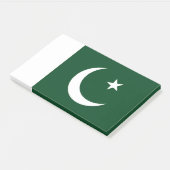 Hinweise unter der Flagge Pakistans Post-it Klebezettel (angewinkelt)