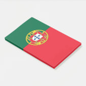 Hinweise unter der Flagge Portugals Post-it Klebezettel (angewinkelt)
