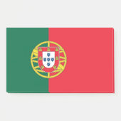 Hinweise unter der Flagge Portugals Post-it Klebezettel (Vorderseite)