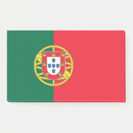 Hinweise unter der Flagge Portugals Post-it Klebezettel