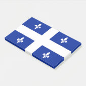 Hinweise unter der Flagge Quebec, Kanada Post-it Klebezettel (angewinkelt)