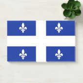 Hinweise unter der Flagge Quebec, Kanada Post-it Klebezettel (Büro)