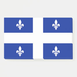 Hinweise unter der Flagge Quebec, Kanada Post-it Klebezettel