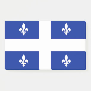 Hinweise unter der Flagge Quebec, Kanada Post-it Klebezettel