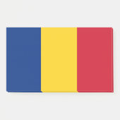Hinweise unter der Flagge Rumäniens Post-it Klebezettel (Vorderseite)