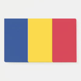 Hinweise unter der Flagge Rumäniens Post-it Klebezettel