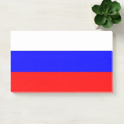 Hinweise unter der Flagge Russlands Post-it Klebezettel (Büro)