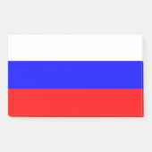 Hinweise unter der Flagge Russlands Post-it Klebezettel (Vorderseite)