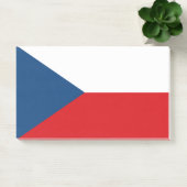Hinweise unter der Flagge Tschechiens Post-it Klebezettel (Büro)