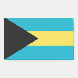 Hinweise unter der Flagge von Bahamas Post-it Klebezettel